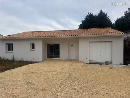 maison neuve de plain-pied t4 - 115 m² hab. avec garage & jardin