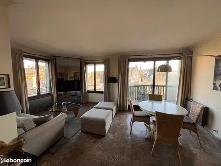 appartement meublé 3 pièces de 65 m² – balcon  box et cave
