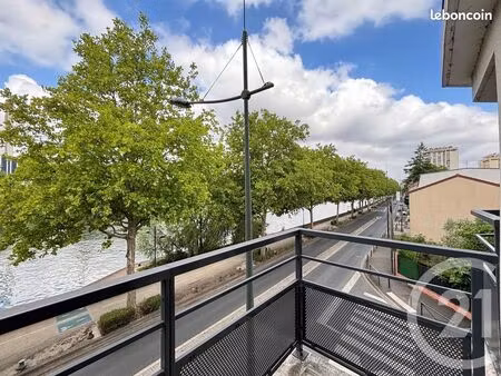 appartement 4 pièces 79m² en bord de seine