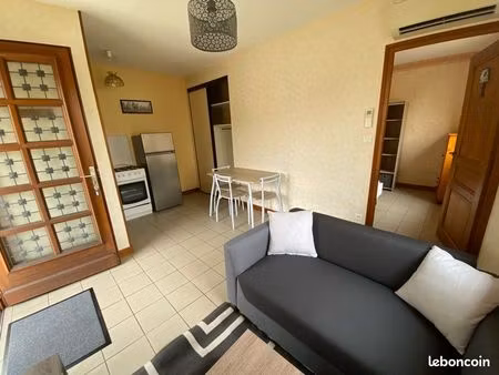 appartement t2 climatisé avec terrasse