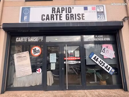 cession de fonds de commerce — agence d'immatriculation (dreux – eure-et-loir)