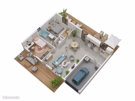 maison 4 pièces 61 m²