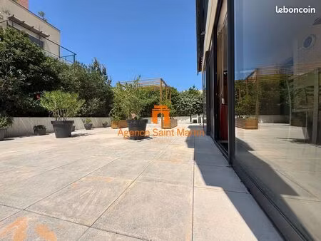à deux pas des allées provençales – t3 de 72 5 m² avec véranda  terrasse  jardin et garage