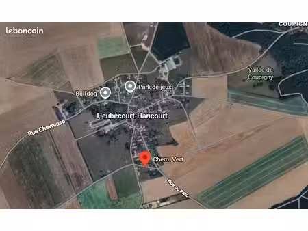 terrain 750 m² heubecourt haricourt