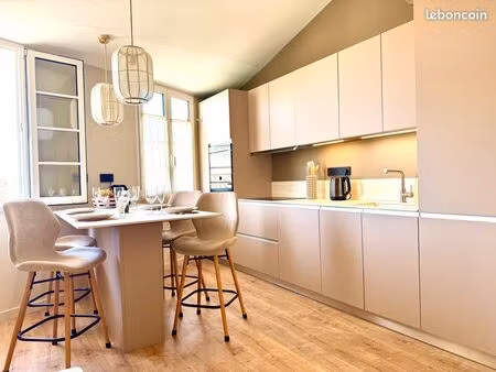 appartement entièrement rénové centre bois-plage