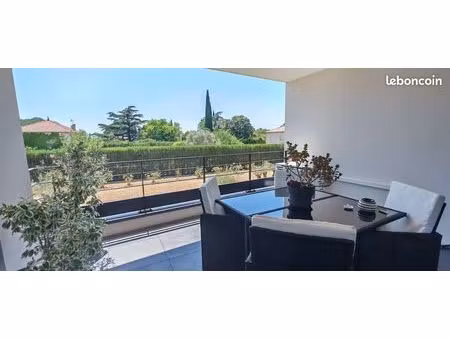 montélimar sud appartement t3 récent avec terrasse  garage et parking