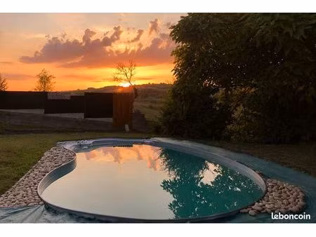 maison 130 m² avec piscine - environnement exceptionnel - entre romans  valence et st-marc