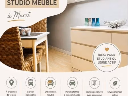 studio meublé muret