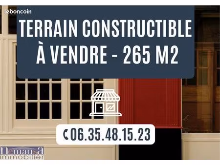 terrain 265 m² caissargues