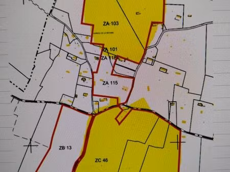 parcelles agricoles d'environ 20 hectares