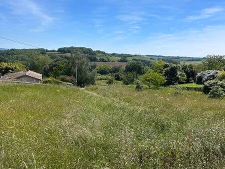 terrain à bâtir 550 m² – vue dégagée – vacquiers