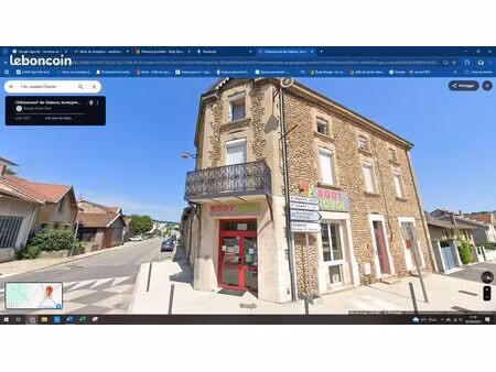 vend immeuble centre village