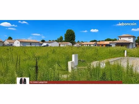terrain 410 m² créon