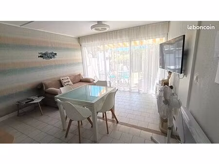 appartement p2 + pk + jardin