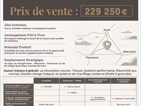 maison de caractère de 295m2 modulable