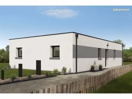 projet de construction d'une maison 95 m² avec terrain à plouguerneau (29)