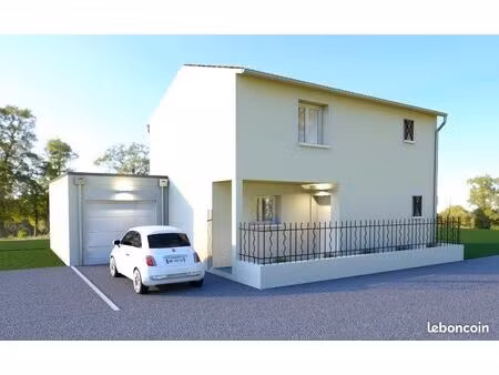 projet de construction d'une maison 75 m² avec terrain à rochefort-du-gard (30)