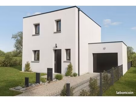 projet de construction d'une maison 85 m² avec terrain à sainte-seve (29)