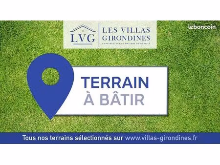 terrain à bâtir de 630 m² à saint-andre-de-cubzac (33)
