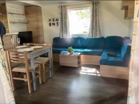 mobil-home luminosa 45m2 3 chambres terrasse climatisation