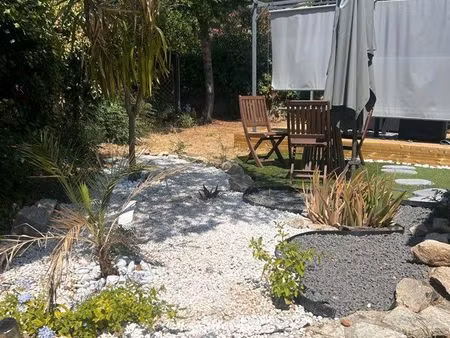 studio meublé avec jardin