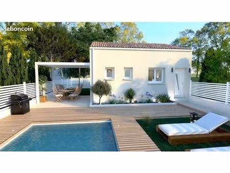 belle villa neuve de plain pied + terrain à puisserguier (34620)