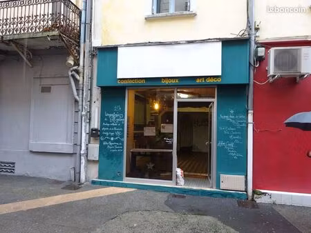 rare sur alès: murs de boutique centre ville