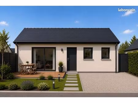 maison neuve 75 m²  2 chambres  terrasse et jardin