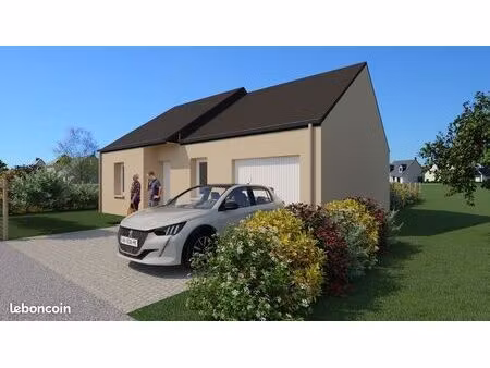 projet de construction d'une maison 62 m² avec terrain à longaulnay (35)