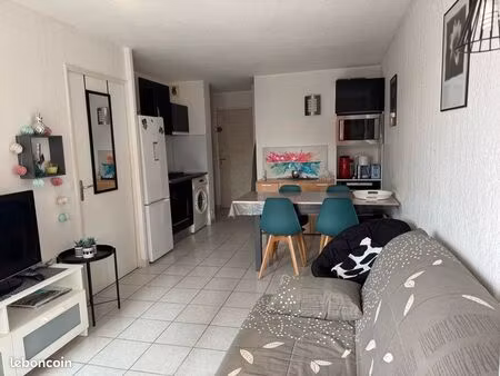 appartement t2 bis cabine valras plage