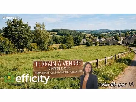 terrain 1 305 m² chimilin