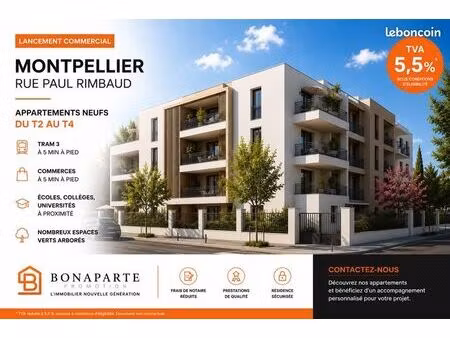appartement - 2 pièces - lancement- appartement tva 5.5