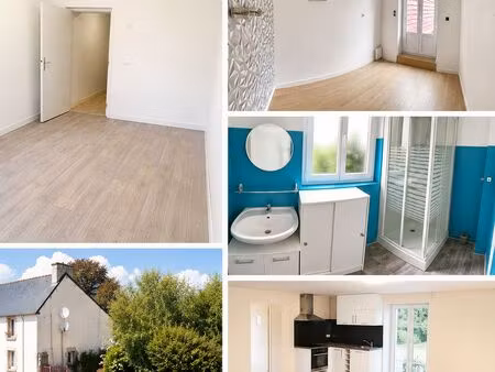 t3 rénové de 65 m² – 2 chambres – parking – fibre – 590 hc – (secteur menez groas - bénode