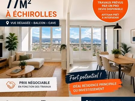 t3 77 m² avec vue panoramique devis rénovation fourni prixnégociable