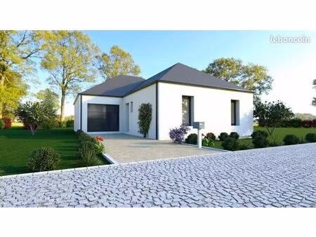 projet de construction d'une maison 94.75 m² avec terrain à bourg-des-comptes (35)