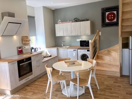 duplex t2 meublé 57 m² avec parking privé – vue loire – orléans
