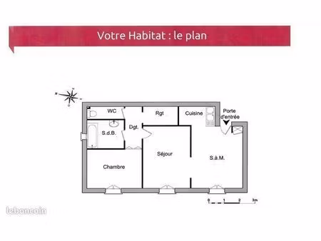 investisseur 55 m2 + combles aménageables