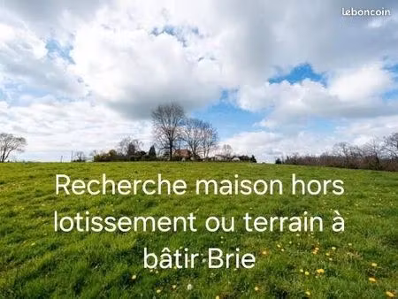 maison hors lotissement/terrain à bâtir