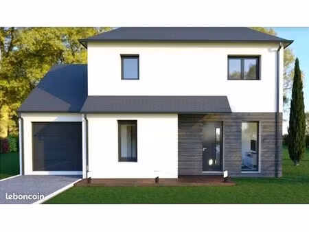 projet de construction d'une maison 102 m² avec terrain à la chapelle-erbree (35)