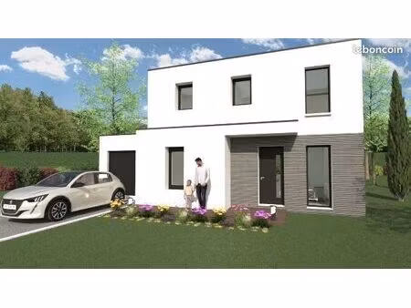 projet de construction d'une maison 102 m² avec terrain à poligne (35)