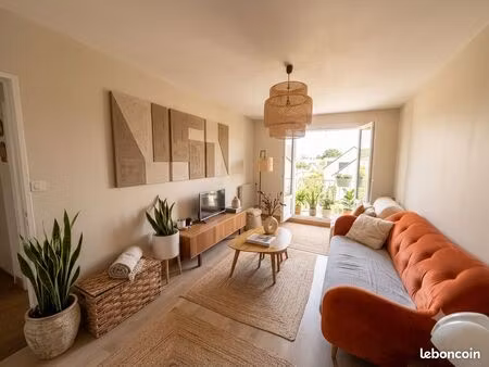 orvault – t2 51 m²  balcon  cave  travaux bbc payés