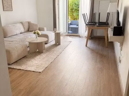 appartement f2 de 52 m² avec jardin quartier orléans hippodrome
