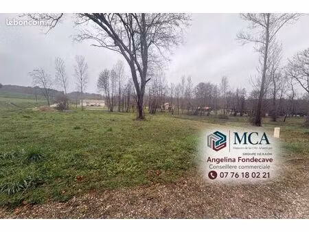 terrain 1 315 m² poussignac