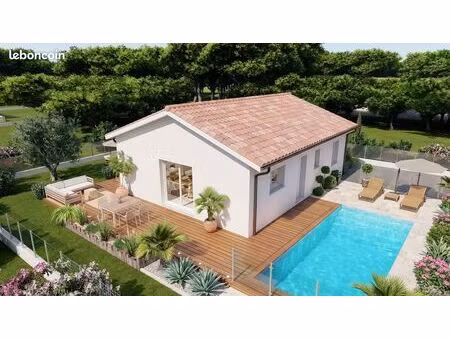 projet de construction d'une maison 70 m² avec terrain à sainte-marie-de-gosse (40)