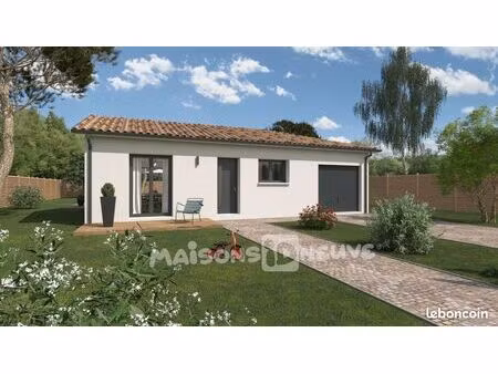 projet de construction d'une maison 95 m² avec terrain à salaunes (33)