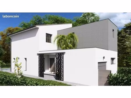 projet de construction d'une maison 128 m² avec terrain à alignan-du-vent (34)