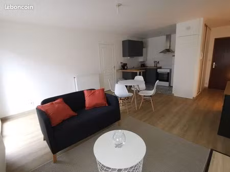 appartement 2 pièces 45m² rdc meublé - centre ville