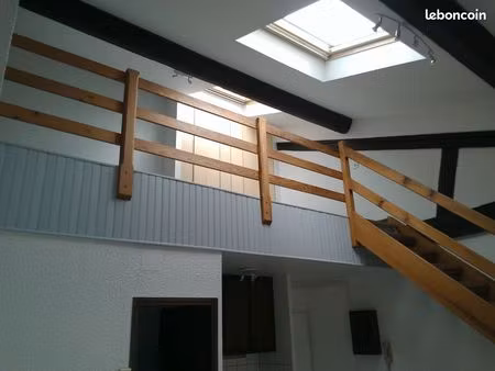 f1 duplex lot 7 pour étudiant de 29 m2 libre de suite proche cours léopold et place carnot