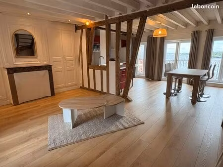 appartement meublé duplex 62m2 centre ville