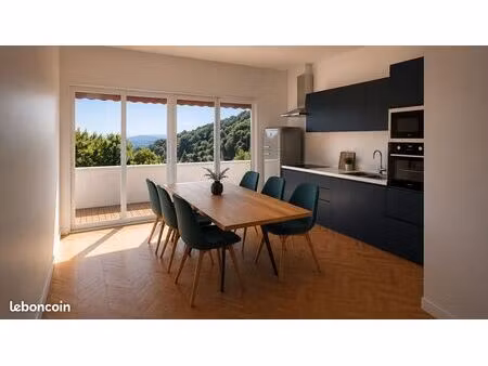 rare : plateau de 110 m² avec 2 parkings  terrasse et vue panoramique – proche chu